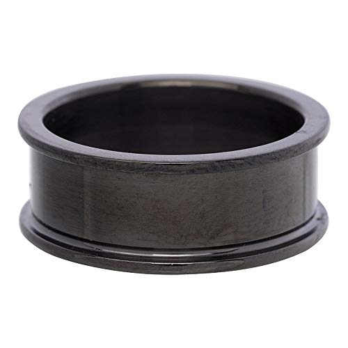 iXXXi BASISRING schwarz - 8 mm Größe Ringgröße 20 von iXXXi
