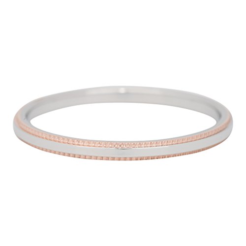 iXXXi Füllring DOUBLE GEAR silber rosé - 2 mm Größe 17 von iXXXi