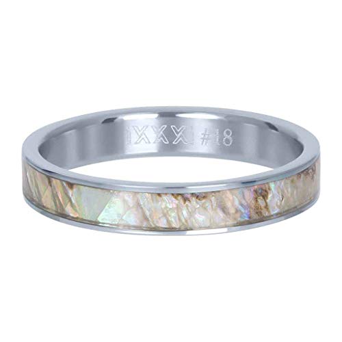 iXXXi Füllring GREY SHELL COVER silber - 4 mm Größe 17 von iXXXi