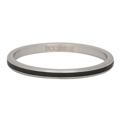 iXXXi Füllring LINE BLACK silber - 2 mm Größe 21 von iXXXi