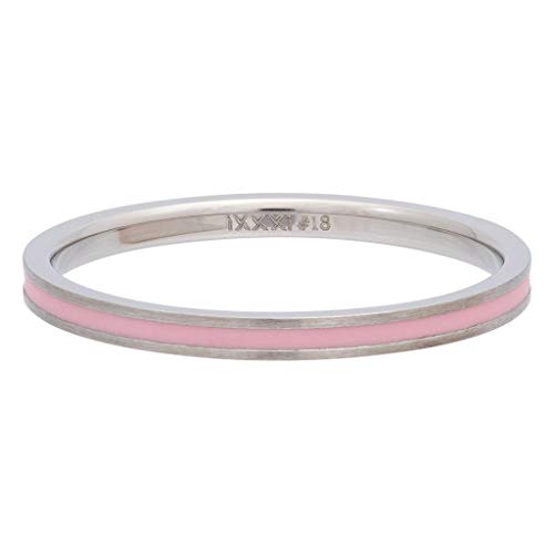 iXXXi Füllring LINE PINK silber - 2 mm Größe Ringgröße 21 von iXXXi