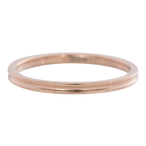 iXXXi Füllring RIBBELRING rosé - 2 mm Größe Ringgröße 18 von iXXXi