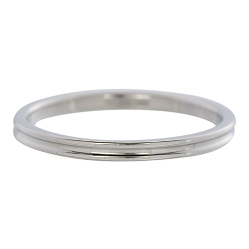 iXXXi Füllring RIBBELRING silber - 2 mm Größe Ringgröße 19 von iXXXi