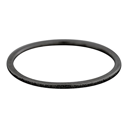 iXXXi Füllring SANDGESTRAHLT schwarz - 1 mm Größe Ringgröße 18 von iXXXi