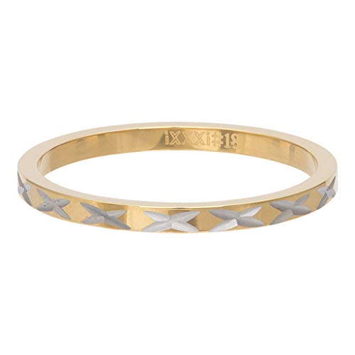 iXXXi Füllring X ROW gold - 2 mm Größe Ringgröße 17 von iXXXi