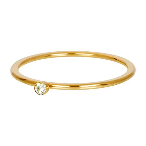 iXXXi Füllring ZIRKONIA 1 KRISTALL grün gold - 1 mm Größe 20 von iXXXi