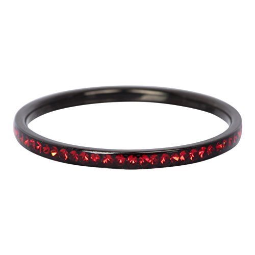 iXXXi Füllring ZIRKONIA KRISTALL schwarz rot - 2 mm Größe Ringgröße 21 iXXXi Füllring ZIRKONIA KRISTALL schwarz rot - 2 mm Größe Ringgröße 21 von iXXXi