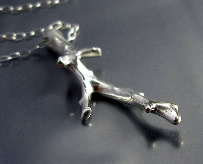Korallen Meereszweig, Sterling Silber Anhänger, Schmuck Korallen Meereszweig, Sterling Silber Anhänger, Schmuck von iacua