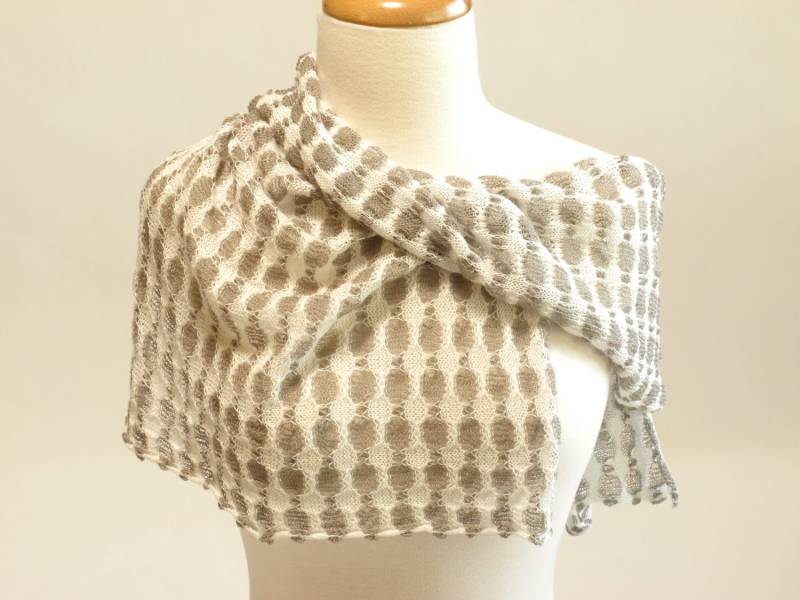 Schal, Bio-Baumwolle Und Leinen, Weiß von ianbaldry