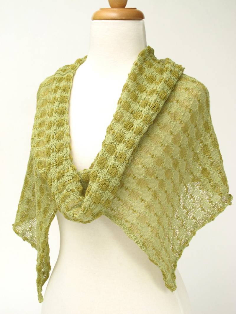 Schal Aus Bio-Baumwolle Und Leinen, Chartreuse Schal Aus Bio-Baumwolle Und Leinen, Chartreuse von ianbaldry