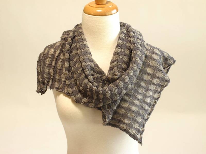 Tuchschal, Bio-Baumwolle Und Leinen, Charcoal Grau von ianbaldry