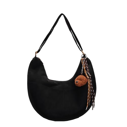 IBALULU Umhängetasche Damen Crossbody Bag Wildleder Tasche, Casual Schultertasche Moon Bag Slouchy Bag Halbmond Tasche Suede Bag Stylische Handtasche für Arbeit Reisen Alltag IBALULU Umhängetasche Damen Crossbody Bag Wildleder Tasche, Casual Schultertasche Moon Bag Slouchy Bag Halbmond Tasche Suede Bag Stylische Handtasche für Arbeit Reisen Alltag von ibalulu