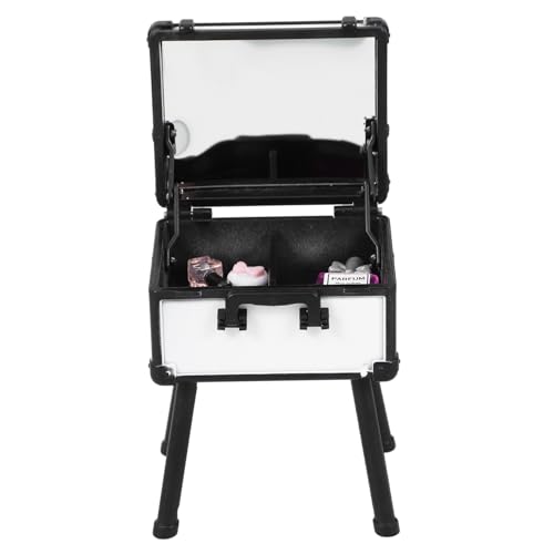 ibasenice 1 Satz Mini-Kosmetikkoffer Reiseetui Für Make-up-Pinsel Zubehör Für Babypuppen Make-up-etui Toilettenartikel Produkte Miniatur-badezimmerzubehör Kosmetiktasche Mädchen Vorgeben Abs von ibasenice