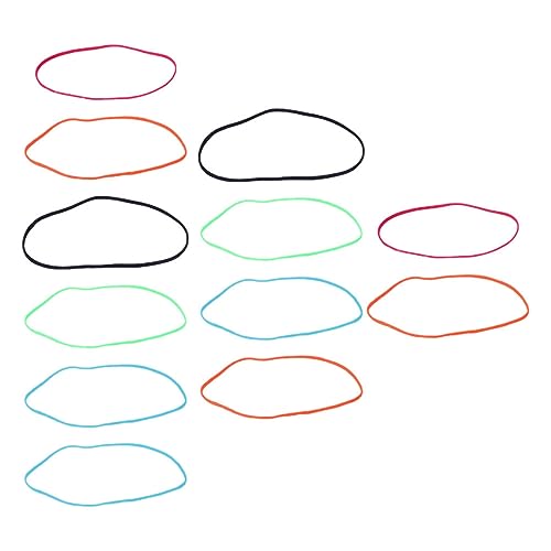 ibasenice 1 Satz Teiliges Rutsch Stirnband Für Männer Und Frauen Elastische Fitness Haarbänder Für Sport Yoga Und Alltag Für Jogging Und Radfahren Zufällige Farbe 12 Stück von ibasenice