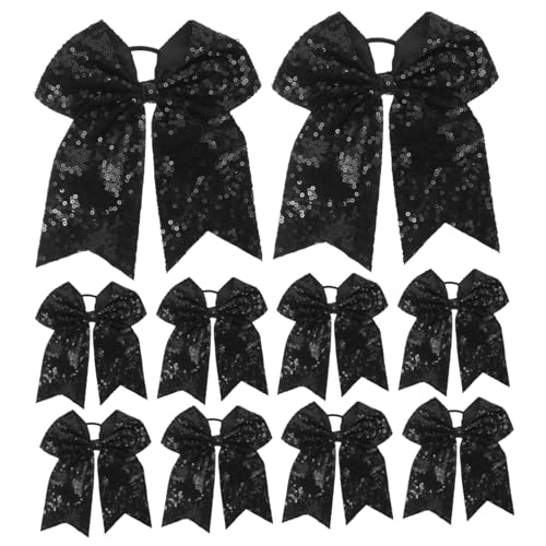 ibasenice 10stücke Haarschleifen Cheerleading Haarband Mit Schleife Für Mädchen Und Frauen Haargummis Mit Bogen Für Verschiedene Frisuren Und Anlässe von ibasenice