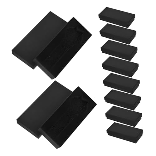 ibasenice 10stücke Rechteckige Uhrenbox Mit Deckel Organizer Für Einzeluhren-Display Reiseuhrenbox Schmuckschatulle Für Herren Halskettenschatulle Kleine Uhrenschatulle von ibasenice