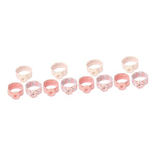 ibasenice 12 Stk Donut-Stirnband baby haarschmuck baby hair accessories Nylonstirnbänder für kleine Mädchen baby kopftuch Haarbänder Baby-Donuts-Stirnbänder Donuts Stirnbänder für Mädchen von ibasenice