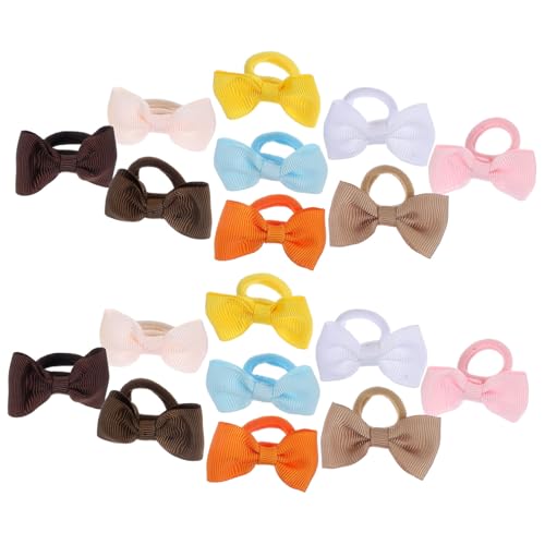 ibasenice 18stücke Haargummis Für Dünne Haargummis Mit Schleife Elastische Haarbänder Für Damen Und Mädchen von ibasenice