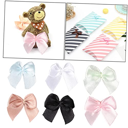 ibasenice 180 Stck Handgefertigte Satin Schleifen Haarspangen Kaffee Farbton Langlebige Haarschleifen Accessoires für Mädchen für Hochzeit Basteln und Alltag von ibasenice