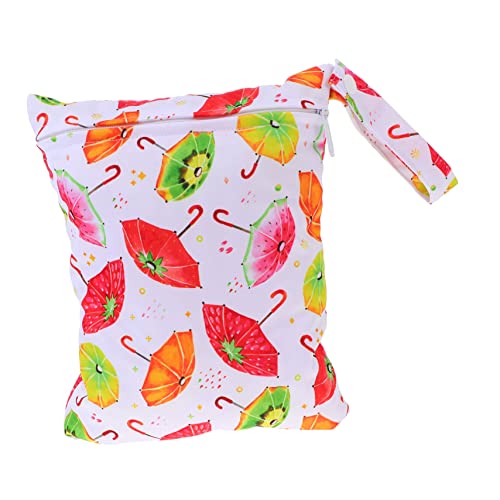 ibasenice Tragbare Windel Aufbewahrungstasche Windel Tasche Nass Trocken Tasche 70x1 9X 5 cm TPU Atmungsaktive Baby Windel Organizer von ibasenice