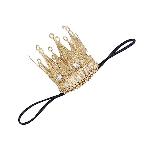 ibasenice 1stk Tiara Für Kinder Baby Stirnbänder Rollenspielkostüm Kopftuch Für Kinder Mädchen Kindergeburtstag Säugling Tiara Krone Elastisches Stirnband Haarschmuck Baby-dusche-hut Stoff von ibasenice