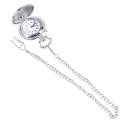ibasenice 1stück Vintage Taschenuhr Im Lokomotiv-Design Silberne Leuchtende Pocket Watch Als Kreatives Für Freunde Familie Und Trauzeugen Als Modisches Accessoire von ibasenice