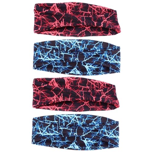 ibasenice 2 Sätze Fitness Antiperspirantgürtel Sportstirnband Haarband Mit Clips Sportlich Haarbänder Frauen Bands Fitness-schweißbänder Stirnbänder Für Frauen Laufen Elasthan 2 Stücke * 2 von ibasenice