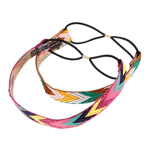 ibasenice 2 Sätze Haarband Für Frauen Schweißabsorbierendes Stirnband Vielseitig Einsetzbar Kopfbedeckung Oder Maskenhalter Für Sport 2 Stücke * 2 von ibasenice