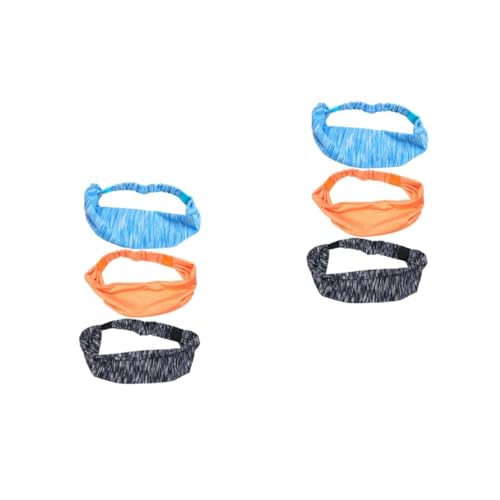 ibasenice 2 Sätze Sport Stirnbänder Für Frauen Schweißabsorbierende Yoga Haarbänder Orange Für Fitness Und Workout Und Stylisch 3 Stück * 2 von ibasenice