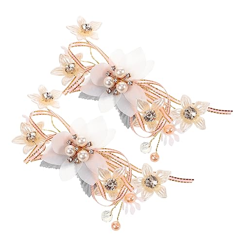 ibasenice 2 Stk Mädchenhaar Haarspange für kinder haarschmuck hair accessories for girls Haarspangen Haarnadel Haarklammer Clip für Haare die Blumen Ausgabekarte schmücken Kopfbedeckung von ibasenice