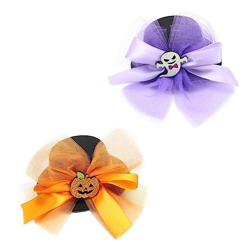 ibasenice 2 Stück Halloween Haarschmuck Süße Hut Haarclips für Mädchen Kostüm Accessoires für Halloween Feiern und Maskeraden und Stabil und Langlebig von ibasenice