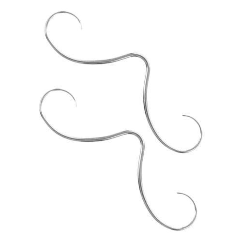 ibasenice 2 Stück Septum Schmuck mit Einzigartigem Schnurrbart Design für Damen und Herren Sicherer Sitz Komfortabel Auffälliger Nasenring für Partys Hochzeiten und Alltag von ibasenice