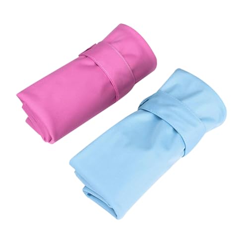 ibasenice 2 Stück wasserdichte Wickeltaschen mit Zwei Reißverschlüssen Wiederverwendbare und Praktische Aufbewahrungstaschen für Windeln und Babyflaschen für und Unterwegs von ibasenice