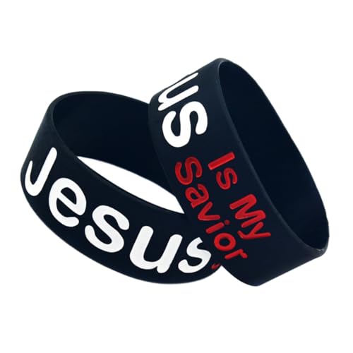 ibasenice 2stücke Silikon-armreif My Savior Stylisches Unisex-armband Leicht Und Atmungsaktiv Für Männer Und Frauen Geeignet Kombinierbar Mit Kleidung von ibasenice