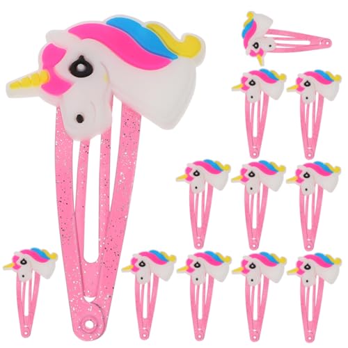 ibasenice 20 Stück Teiliges Einhorn Haarspangen für Mädchen Kleine Stabile Haarclips Langlebige und Bunte Haarschmuck Sicherer Halt für Zarten Haarstyle Leicht und Modisch für Junge Mädchen von ibasenice
