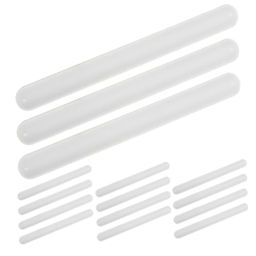 ibasenice 20 Stück Weiße Silikon Slap Bracelets für Weiche DIY Blank Snap Armbänder Hautfreundliche Kreativarmbänder für Schule Geburtstag Halloween Weihnachten Malen und Bastelprojekte von ibasenice