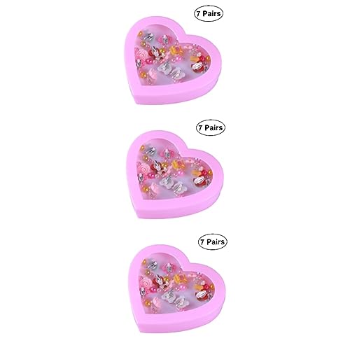 ibasenice 21 Paare Ohrclips geschenkset kinder gift set for Ohrringe in verschiedenen Größen Ohrringe mit Ohrstulpen Glitzer Ohrringe Ohrmanschetten für Frauen Diamant Anhänger Fräulein von ibasenice