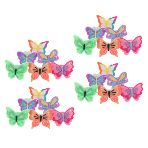 ibasenice 24stücke Schmetterlingsringe Für Mädchen Spielringe Für Kleine Junge Mädchen Partygeschenke Bunte Ringe Fingerdekorationen Schmuck von ibasenice