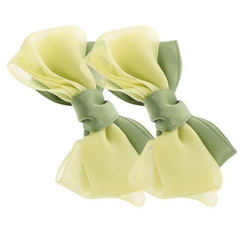 ibasenice Baby-stirnband Mit Schleifen Grüne Haarschleifen Für Babys Mädchen Clip-design Für Kleinkinder von ibasenice