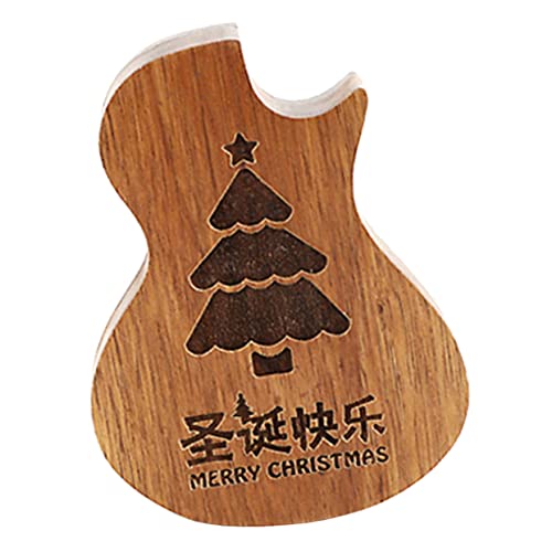 ibasenice 2St Pick-Box Behälter für Gitarrenteile Gitarrenpicks Ukulele Pick Storage Organizer Guitar Pick Holder Gitarrenpick-Halter Halter für gitarrenpickel Gitarrenplektrum aus Holz von ibasenice