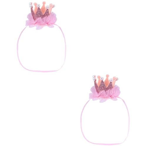 ibasenice 2St elastisches Stirnband neugeborener kopfwickel Baby hair accessories haarband baby Kopftuch für Babys Stirnband für Babymädchen Stirnband für Kleinkinder Kopfbedeckung von ibasenice