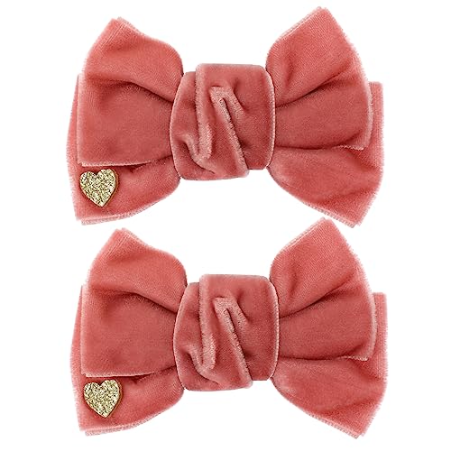 ibasenice 2paare Velours Schleifen-haarclips Für Mädchen Niedliche Haarschmuck Accessoires Für Alltag Und Besondere Anlässe Für Kostümpartys Und Feiertage von ibasenice