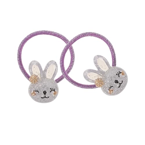 ibasenice 2stücke Elastische Haargummis Für Mädchen in Hasenform Haar-accessoires Für Kleinkinder Mit Tiermotiv Süße Und Sichere Haarbänder Für Kleine Mädchen von ibasenice