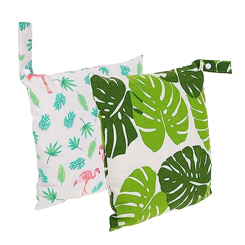 ibasenice 2st Wickeltasche Durchsichtige Kosmetiktasche Tragetasche Taschen-Organizer-Beutel Handtasche Aufbewahrungstasche Make-up-Tasche Aus Mesh Nasstasche Für Badeanzug Flaches Tuch von ibasenice