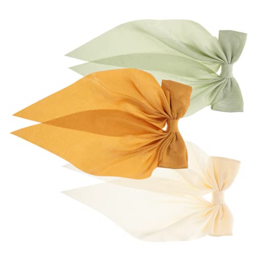 ibasenice 3stücke Große Haarschleifen Clips Aus Stoff Für Frauen Mädchen Party Geburtstag Schule Arbeit Hochzeit Dekorative Haarschmuck von ibasenice