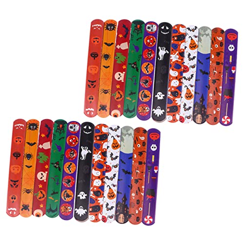 ibasenice 36 Stück Halloween Slap Bracelets Lustige Handgelenk Armbänder mit Tier und Kürbis Motiven Zufällige Designs für Halloween Partys als Partyzubehör und Mitgebsel ibasenice 36 Stück Halloween Slap Bracelets Lustige Handgelenk Armbänder mit Tier und Kürbis Motiven Zufällige Designs für Halloween Partys als Partyzubehör und Mitgebsel von ibasenice