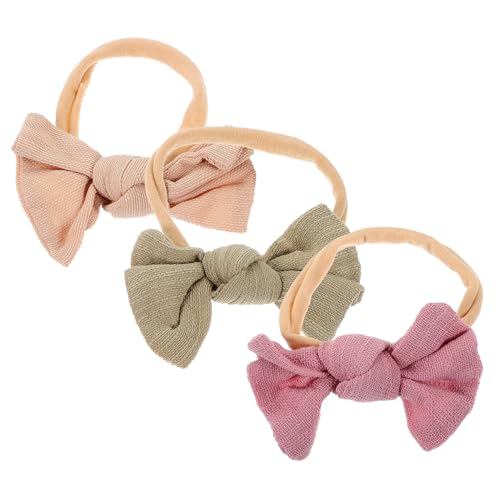 ibasenice Stirnband 3st Baby-stirnband Baby Stirnbänder Haarschmuck Für Babys Haarband Haargummi Neugeborene Stirnbänder Für Mädchen Kopfbedeckung Kleine Chiffon Europäisch Und Amerikanisch von ibasenice