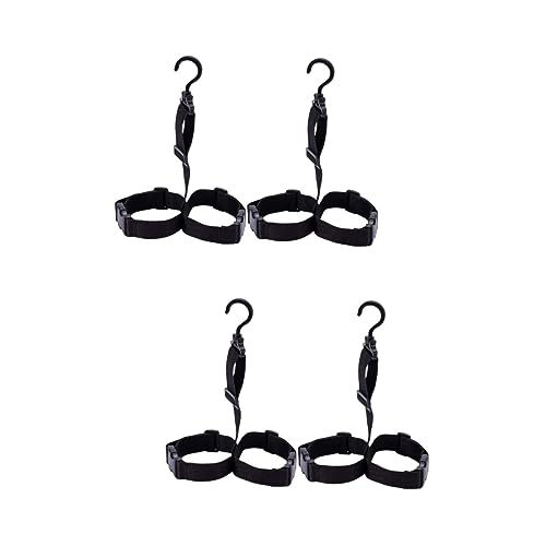 ibasenice 4 Sätze Verstellbare Angelstiefel Aufhänger aus Strapazierfähigem Polyester mit Drehbarem Haken für Wathosen und Stiefel Trockenregal zur Schonenden Aufbewahrung und Trocknung von ibasenice
