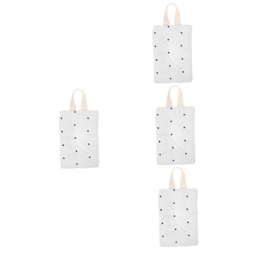 ibasenice 4stücke Hängende Feuchttücher Tasche Tragbarer Feuchttuchspender Für Kinderwagen Auto Und Zuhause Stilvolles Design Mit Punkten Leicht Für Einfachen Zugriff Tücher von ibasenice