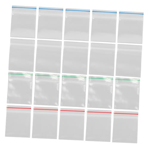 ibasenice 40stücke Mini Wiederverschließbare Beutel Für Schmuck Süßigkeiten Kleine Gegenstände Transparente Taschen Für Bastelbedarf von ibasenice